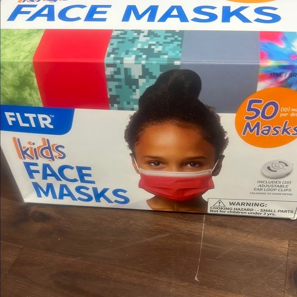 Red Protective Face Masks for Everyday Use